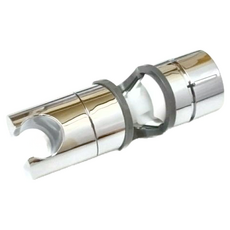 花灑組滑桿掛勾, 台灣製造, 專利品, 精品級, 360度可調, 適用圓桿粗直徑範圍: 19~25mm, 輕鬆安裝