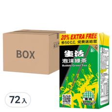 nulife 生活 泡沫綠茶 300ml x 24入, 茉莉花香, 微糖新配方, 72入