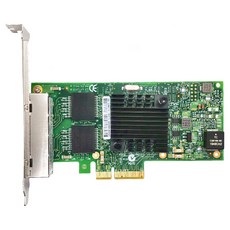台灣霓虹 I350-T4V2 四埠 PCIe 千兆網卡, 高速穩定, 適用多種桌上型電腦, 1組