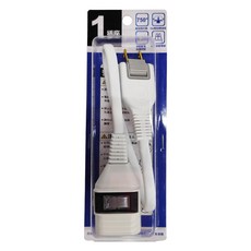 Mayka 明家 1插1開關中繼線15A, AC 110V 60Hz, 30cm電線長度, 30cm, MIG-PS-117, 1個
