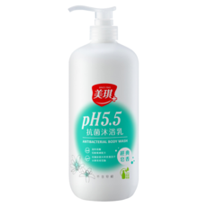 美琪 PH5.5 抗菌沐浴乳，經典皂香，不含皂鹼, 1L, 1瓶