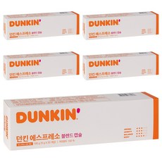 던킨도너츠 에스프레소 블렌드 캡슐커피, 5g, 20개입, 5개 5g, 20개입, 5개