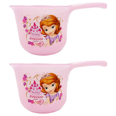 Skater 兒童用水勺, 蘇菲亞公主 城堡 透明紫, 2個