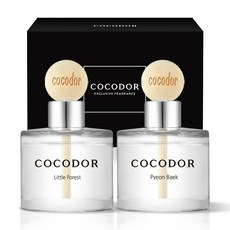 코코도르 우드볼 차량용디퓨저 50ml 본품 2개입, 포레스트(리틀 포레스트, 편백), 1세트