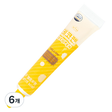 디유 초코 데코펜 옐로우, 20g, 6개