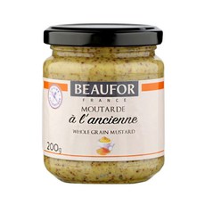 BEAUFOR 堡芙 法式芥末籽醬 200g, 1罐