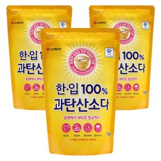 한입 100% 과탄산소다, 1kg, 3개
