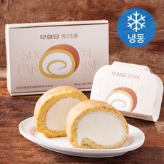 무화당 생크림롤 (냉동), 100g, 2개