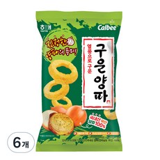 구운양파 과자, 60g, 6개