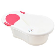 PUKU 藍色企鵝 mini浴盆 20公升，尺寸：L63.4 x W40.7 x H23.6公分, 粉色, 1個