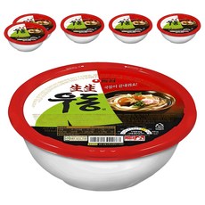 생생우동 면 컵, 276g, 6개
