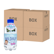 WILDALP BABY礦泉水 來自阿爾卑斯山純淨水源 弱鹼性 低鈉 含天然氣 250ml 12瓶裝, 48瓶
