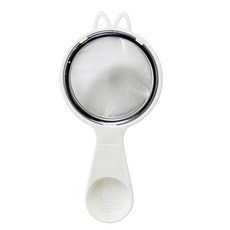 ECHO 兔子泡茶濾網, 細密過濾茶葉, 顏色隨機出貨, 單個包裝方便攜帶, 顏色隨機, 1個