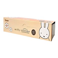 Skater 塑膠袋 20 x 30cm MIFFY, 200 x 300 x 0.03mm, 40入, 1盒