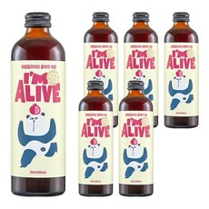 아임얼라이브 콤부차 유리병 석류, 315ml, 1개입, 6개 315ml, 1병, 6개