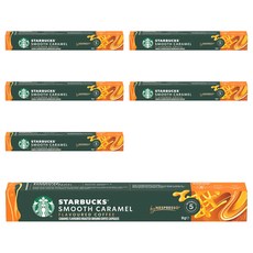STARBUCKS 星巴克 焦糖風味咖啡膠囊, 5.1g, 10顆, 6盒