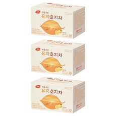 동서 마음우린 유자호지차, 3개, 20개입, 0.9g