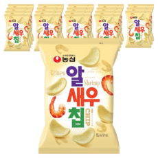 농심 알새우칩, 110g, 20개