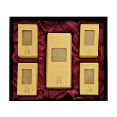 A TSAO HOUSE 阿皂屋 厚禮萬金禮盒 740g, 金條造型香皂禮盒, 1盒