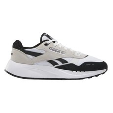 Reebok Classic Leather 2400 麂皮拼接復古情侶鞋, 24.5cm, 黑灰白