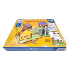 Storytime TOYS 玩具屋, 三隻小豬玩具套裝, 32塊, 三隻小豬, 1盒