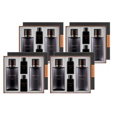 Flor De Man Emotion Black系列 男士黑色保養套組，改善皺紋+美白功效，不黏膩水潤, 4組