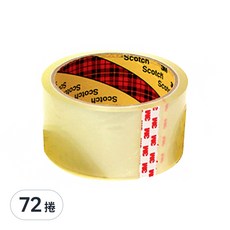 3M Scotch 透明膠帶, 黏性佳不易斷裂, 品質保證, 環保設計, 3036-6B, 72捲