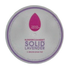 Beautyblender 原創美妝蛋專用清潔皂 SOLID LAVENDER + 矽膠刷墊, 1oz, 1個