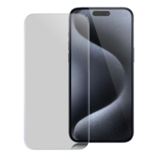 IPOP 滿版霧面防窺9H鋼化玻璃保護貼 iPhone 15 Pro Max 防刮耐磨保護隱私, 1個
