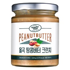 옳곡 땅콩버터 크런치, 200g, 1개