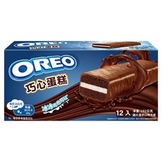 OREO 奧利奧 巧心蛋糕 12個, 可冰凍食用, 192g, 1盒