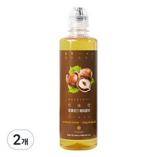 티바인 제로슈가 헤이즐넛 시럽, 520g, 2개