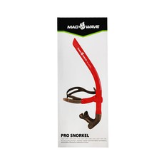 MAD WAVE 訓練呼吸管 PRO SNORKEL 前掛式 訓練專用 呼吸管, 1個