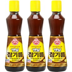 오뚜기 옛날참기름, 320ml, 3개