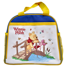 Winnie the Pooh 小熊維尼 單層便當袋 26x23x15cm 尼龍, 26 x 23 x 15cm, 寶藍色
