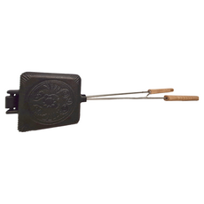 Petromax 鑄鐵三明治烤夾 PTM-SW-IRON, 模具11 x 11 x 3 cm, 手把約 56 cm