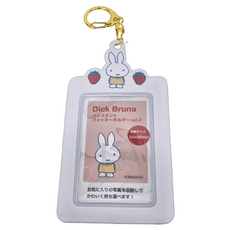 miffy 米飛 拍立得卡片收納套 附鎖扣 MF21-01 14.5 x 7.5 x 0.5cm, 白色