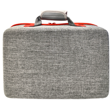 esoon PS5 SLIM 雙層收納包, EVA材質, 防摔抗壓, 38 x 18 x 24cm, 灰色, 1個