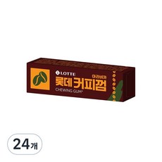 아카시아껌 롯데 아라비카커피 26g 24개