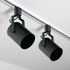 planlux 天使之光圓筒軌道燈具, 黑色, 2件