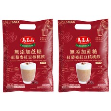 馬玉山 無添加蔗糖紅藜麥紅豆核桃飲, 高鐵, 膳食纖維, 30g, 12包, 2袋