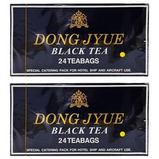 DONG JYUE 東爵好茶 商用免濾冰紅茶茶包, 阿薩姆紅茶 24茶包, 25g, 24包, 2盒