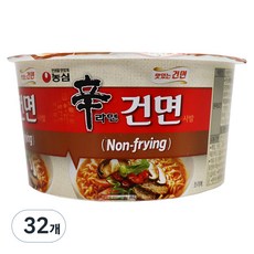 신라면 건면 사발 77g, 32개