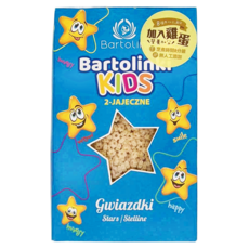 Bartolini 星星造型寶寶義大利麵, 加入雞蛋，8個月以上適用, 250g, 1盒