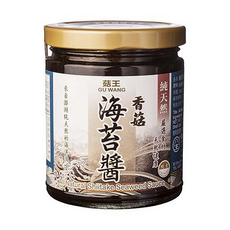 菇王 香菇海苔醬, 精選食材, 無添加防腐劑, 240g, 1罐