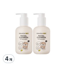 쏭레브 키즈 페이셜 클렌저, 180ml, 4개