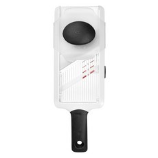 OXO 可調式蔬果削片器, 可切換三種刨切厚度, 黑色, 1個