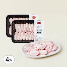 무항생제 인증 갓잡은 닭 윙 (냉장), 400g, 4개