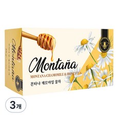 몬타냐 캐모마일 꿀차, 1.3g, 20개입, 3개