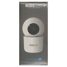 TOTOLINK 旋轉式WiFi網路攝影機 C2, 3MP 1296P 雙向語音 紅外線夜視 移動偵測, 1個